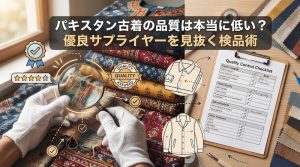 パキスタン古着の品質は本当に低い？優良サプライヤーを見抜く検品術