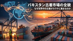 パキスタン古着市場の全貌：なぜ世界中の古着がカラチに集まるのか、その仕組みを解説