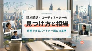 現地通訳・コーディネーターの見つけ方と相場：信頼できるパートナー選びの基準